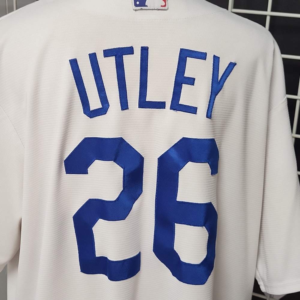 Los Angeles Dodgers White & Royal MAJESTIC Jersey, XL - Picture 5 of 8